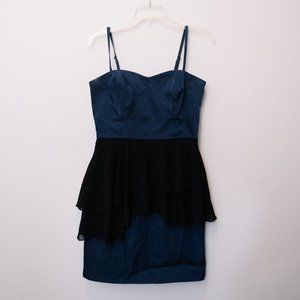 Spaghetti strap, peplum mini corset dress from H&M